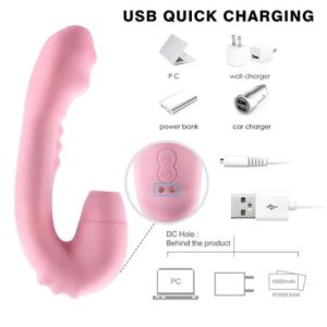 Máy rung mút hai đầu xoáy tỏa nhiệt Rotate Vibe